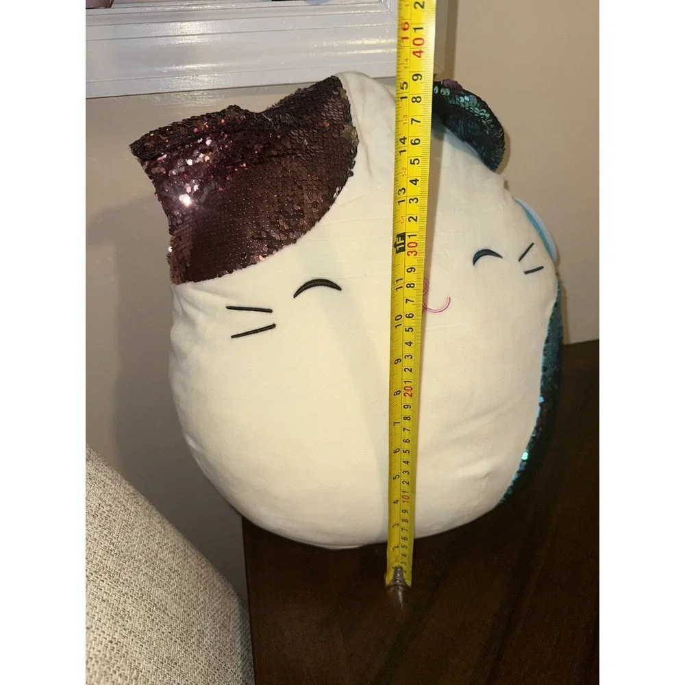 Squishmallows Shany the‎ Cat Flip Sequins Jumbo 16